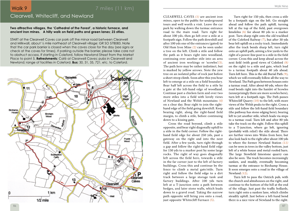 Clearwell, Whitecliff, and Newland Walk 9 7 Miles (11
