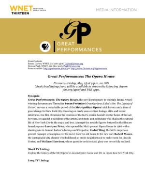 GP the Opera House One Sheet FINAL UPDATED 050918