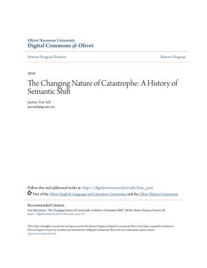 The Changing Nature of Catastrophe