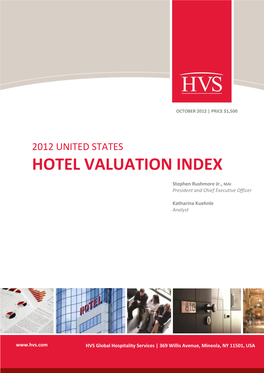 Hotel Valuation Index