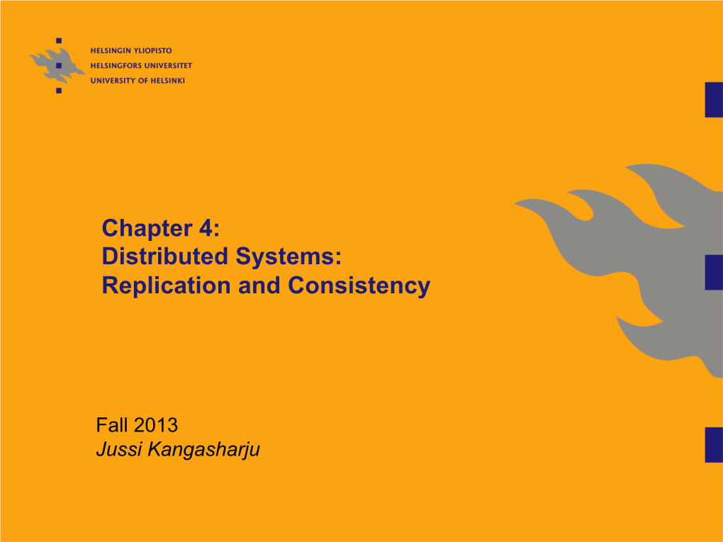 Chapter 4: Distributed Systems: Replication and Consistency