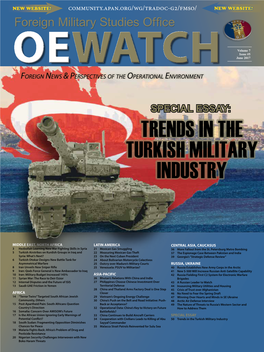 Trends in the Turkish Military Industry