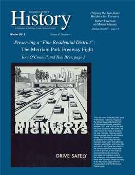 Preserving a “Fine Residential District”: the Merriam Park Freeway Fight Tom O’Connell and Tom Beer, Page 3