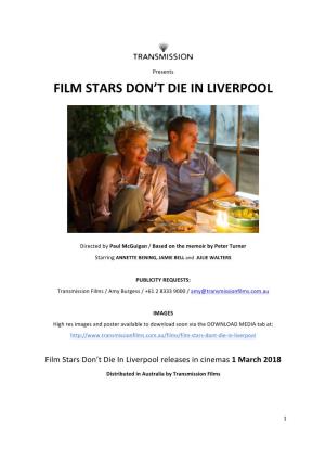 Film Stars Don't Die in Liverpool