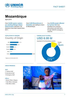 Mozambique April 2019