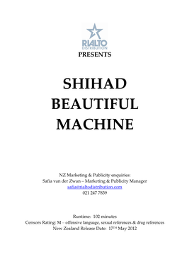Shihad Beautiful Machine
