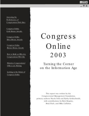 Congress Online 2003