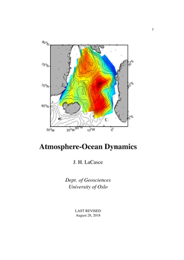 Atmosphere-Ocean Dynamics