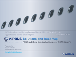 FANS: A/G Data Link Applications Over ACARS &