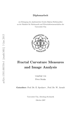 Fractal Curvature Measures and Image Analysis