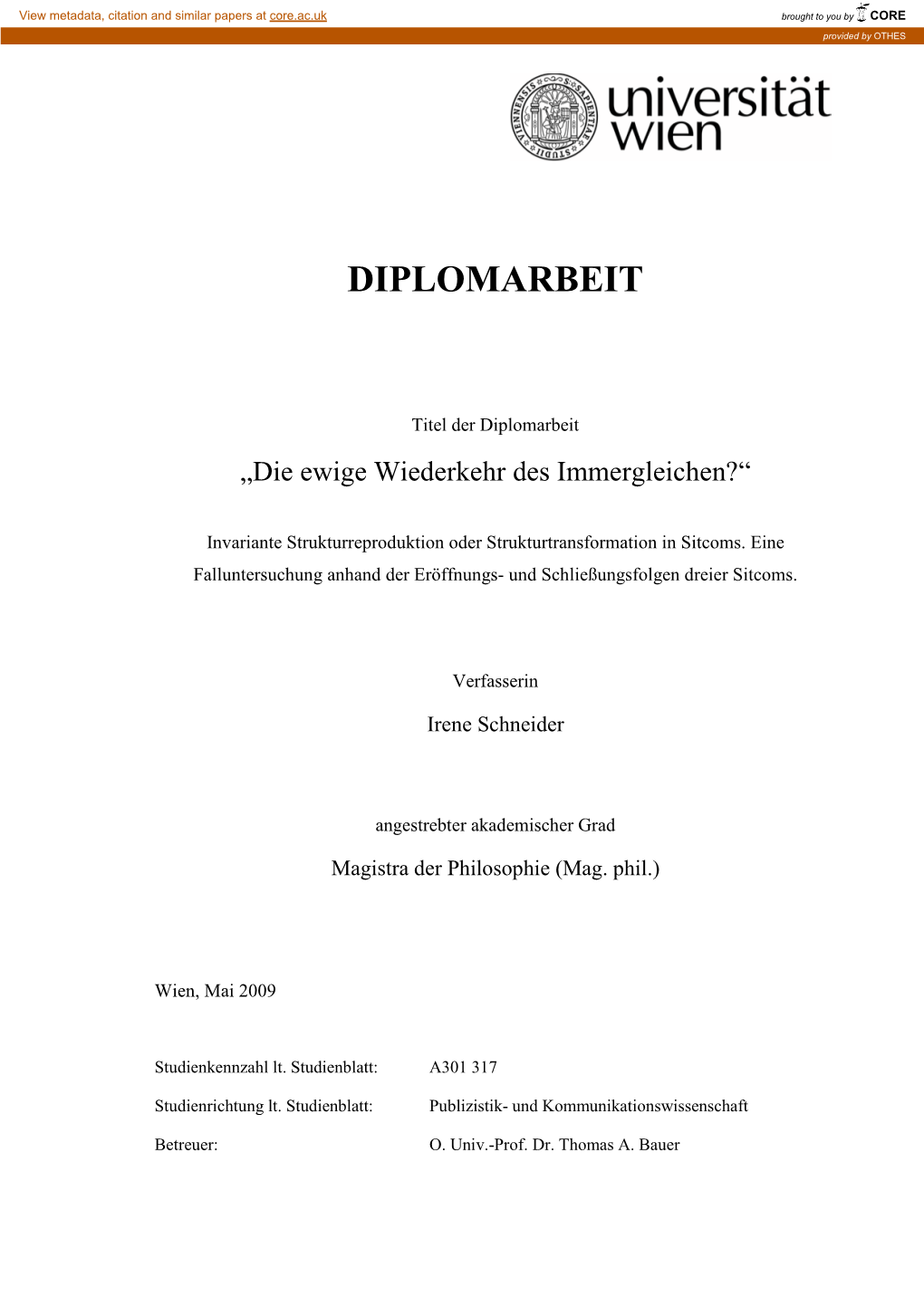 Diplomarbeit