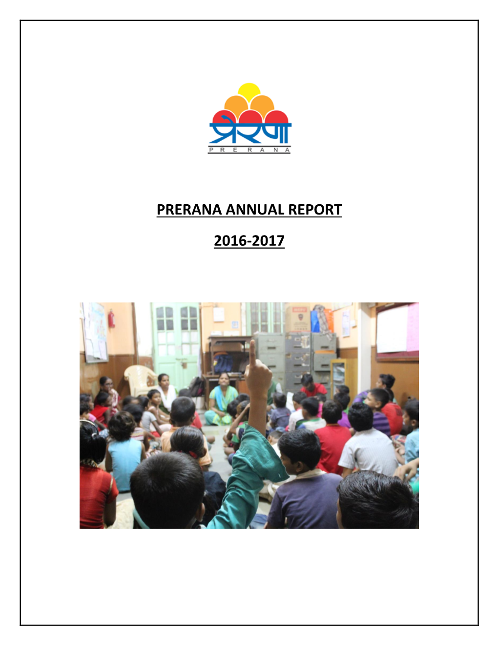 Prerana Annual Report 2016-2017