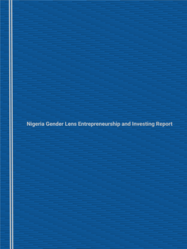 Nigeria Gender Lens Entrepreneurship and Investing Report