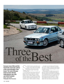 Everyone Loves E30s and This Triumvirate Must Rate As Three of The