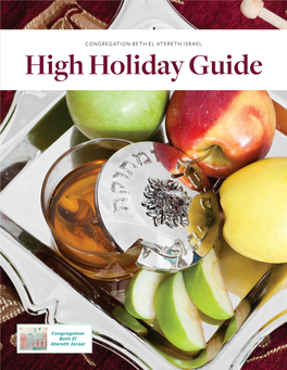 High Holiday Guide Table of Contents Rabbi's Message