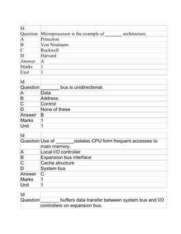 Id Question Microprocessor Is the Example of ___Architecture. A