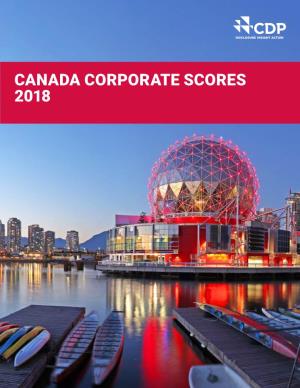 Canada Corporate Scores 2018