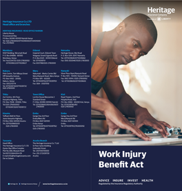 Work Injury Benefit Act-R