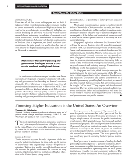 Financing Higher Education in the United States: an Overview