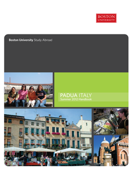 Padova Summer Handbook