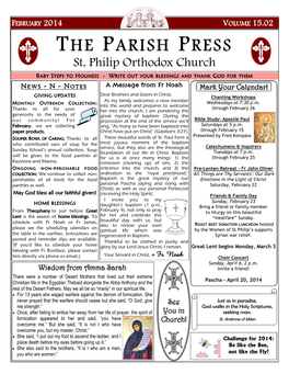 The Parish Press