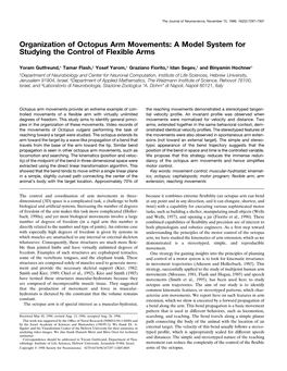 A Model System for Studying the Control of Flexible Arms