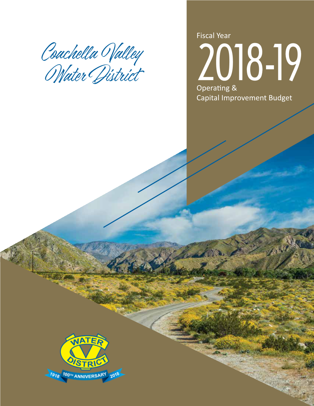 2018-2019 Coachella Valley Water District Operating Budget