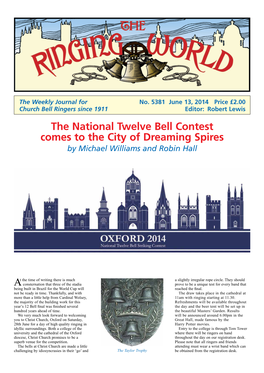 The National Twelve Bell Contest Comes to the City of Dreaming Spires by Michael Williams and Robin Hall