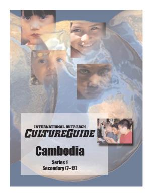 Cambodia Series 1 Secondary (7–12) TABLE of C ONTENTS