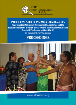 Pacific Civil Society Assembly on Mdgs /Ldcs