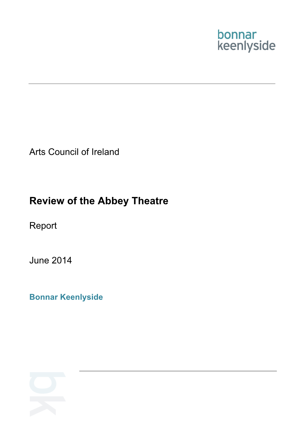 Review of the Abbey Theatre