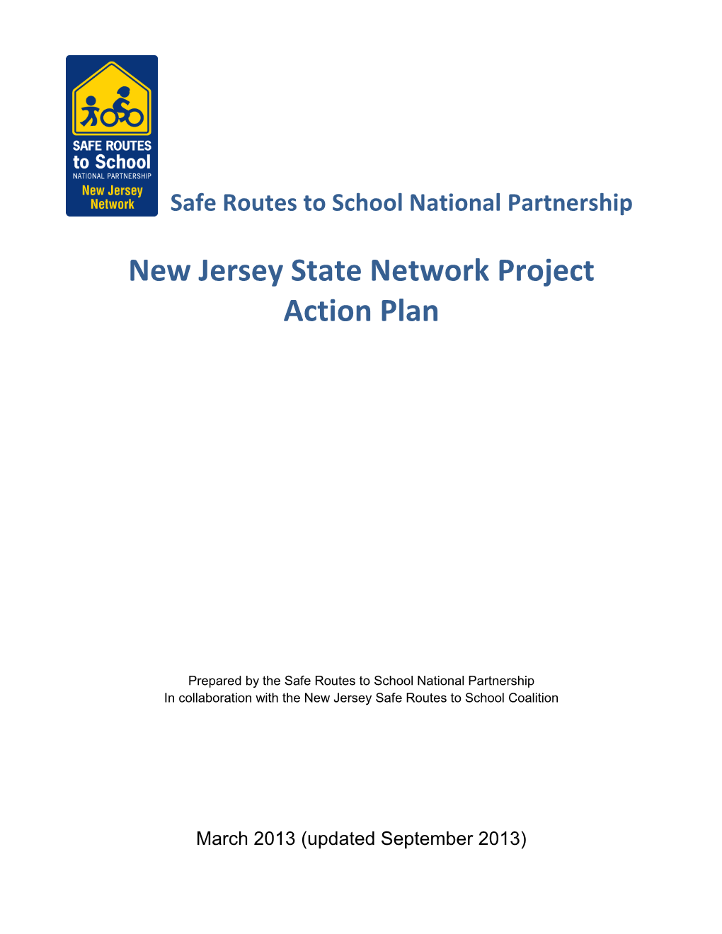 New Jersey State Network Project Action Plan