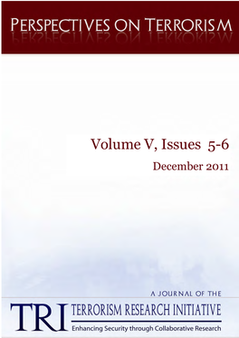 Perspectives on Terrorism, Volume 5, Issue 5-6 (2011)