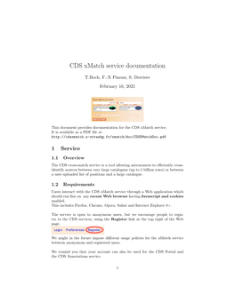 Cdsxmatchdoc.Pdf