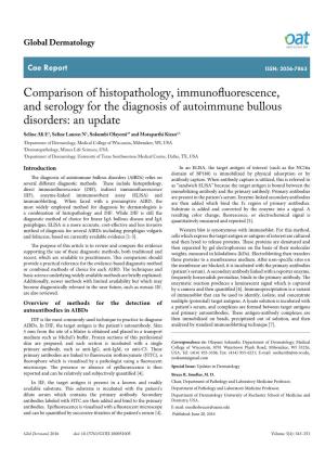 Comparison of Histopathology, Immunofluorescence, and Serology