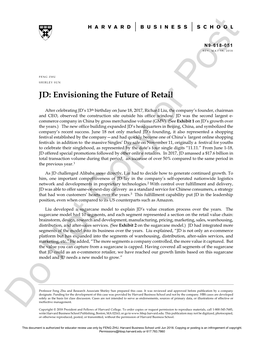 JD: Envisioning the Future of Retail