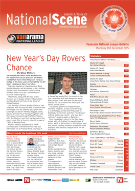 New Year's Day Rovers Chance