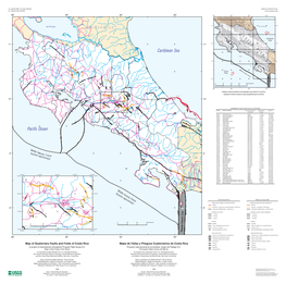 Mapa De Fallas Y Pliegues Cuaternarios De Costa Rica Map Of