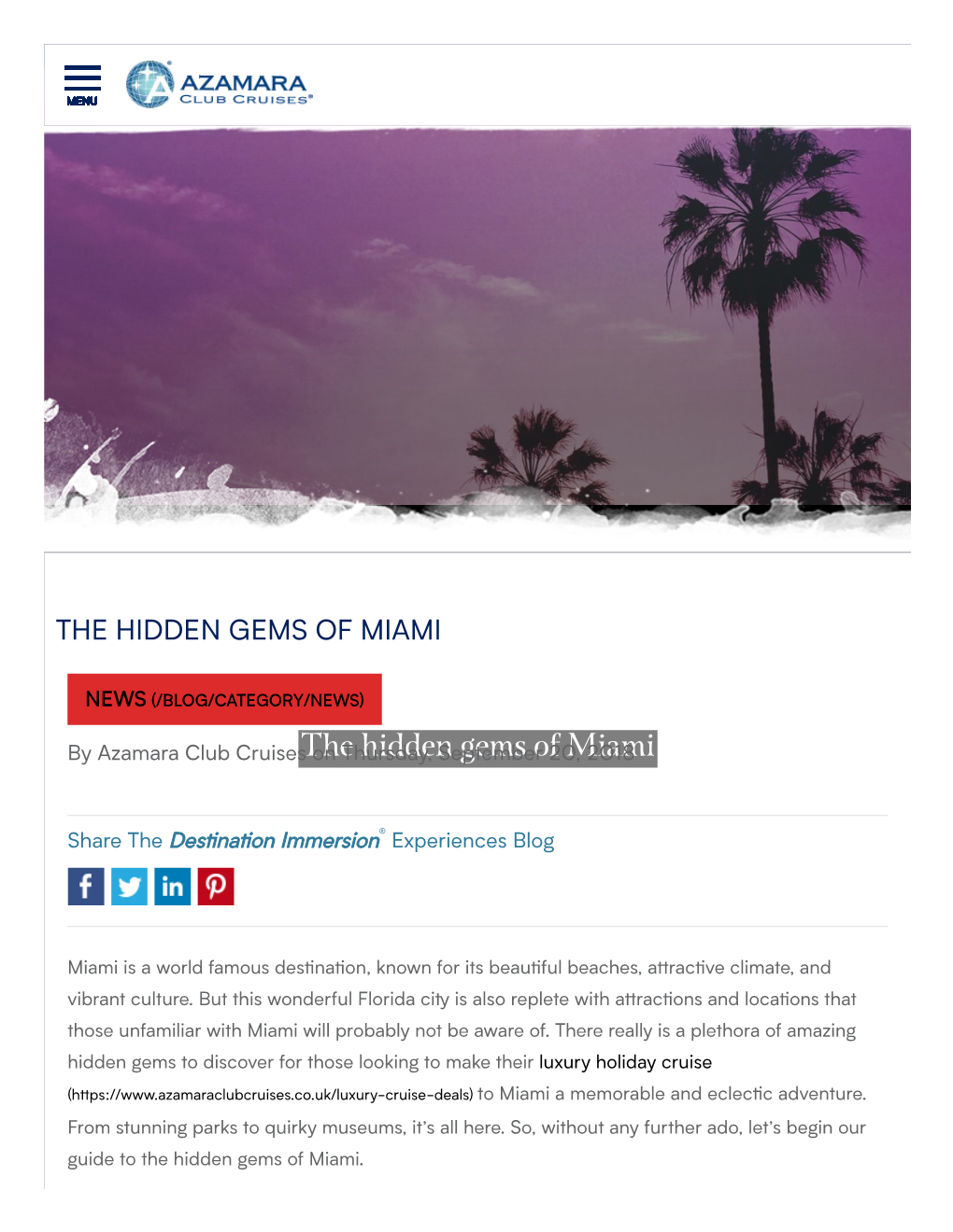 The Hidden Gems of Miami