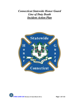 Connecticut Statewide Honor Guard Line of Duty Death Incident Action Plan