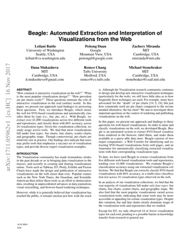 Beagle: Automated Extraction and Interpretation of Visualizations From