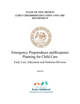 Emergency Preparedness and Response Planning for Child Care