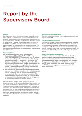 Report by the Supervisory Board