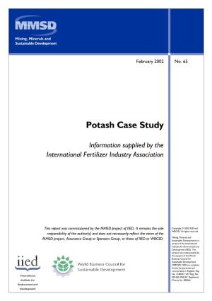 Potash Case Study