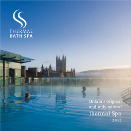 Thermal Spa 2012 the Waters of Bath