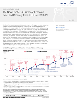 A History of Economic Crisis and Recovery from 1918 to COVID-19