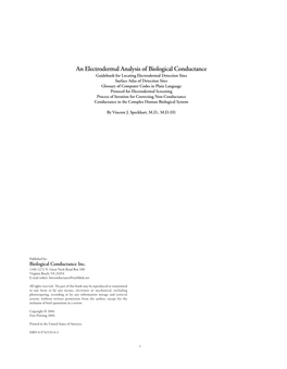 An Electrodermal Analysis of Biological Conductance