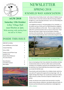 Newsletter Spring 2018 Icknield Way Association