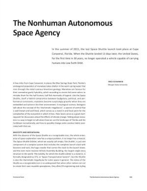 The Nonhuman Autonomous Space Agency