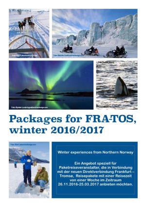 Packages for FRA-TOS, Winter 2016/2017